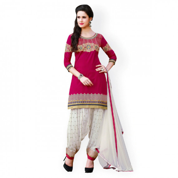 http://13.204.215.80/products/pink-white-embroidered-cotton-unstitched-dress-material-1