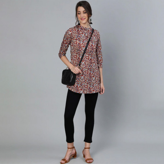 http://13.204.215.80/products/womens-maroon-cream-coloured-printed-tunic