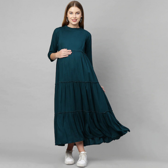 http://13.204.215.80/products/teal-green-maternity-maxi-nursing-dress